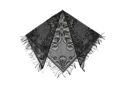  Косынка черная (155х73см) 
