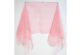  Шарф розовый (150х40см) 