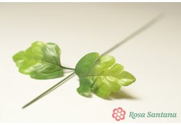  КРАМЕР стебель с двойным листом хризантемы 42см ( 2500) без расцветки 